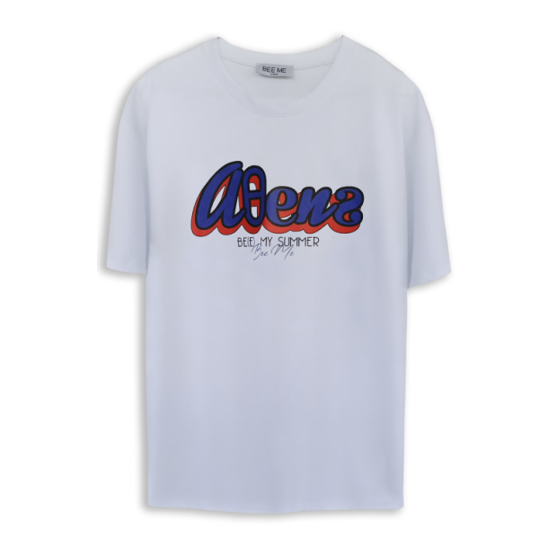 T-SHIRT ΑΘΕΝS (WHITE)