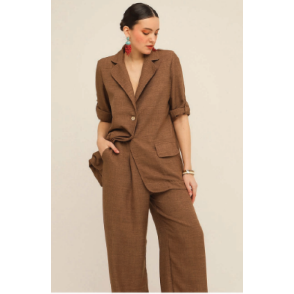 LYRA SUIT  (camel)