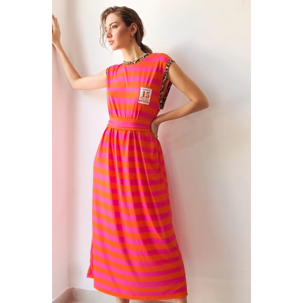 MELTEMI DRESS (pink/orange)