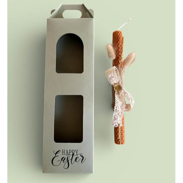 Handmade Easter Candle made from 100% Natural Beeswax