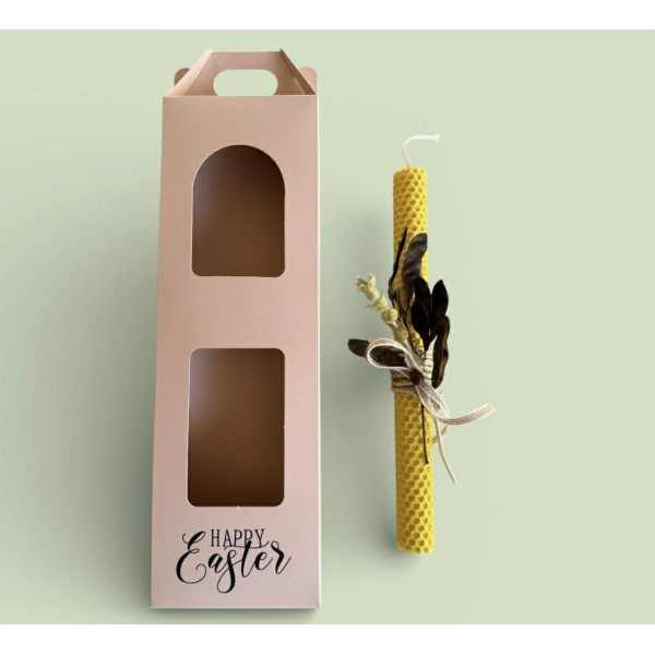 Handmade Easter Candle made from 100% Natural Beeswax