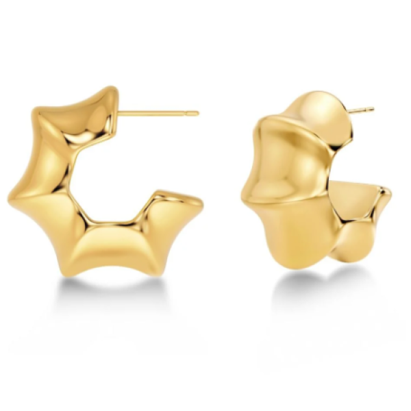 Cane Hoops Multi L Gold