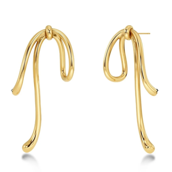 Lace Studs Gold