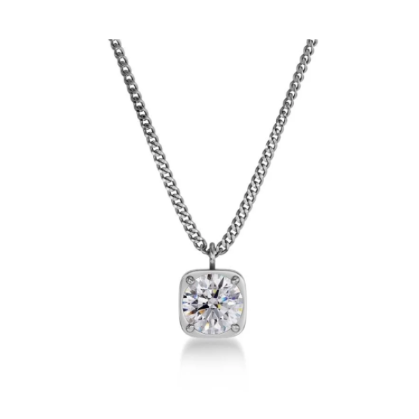 Gemma Necklace Steel
