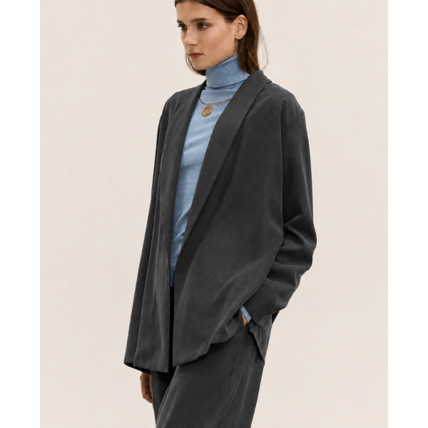 Oversized Σακάκι σε Σκούρο Γκρί Oversized Σακάκι σε Σκούρο Γκρί