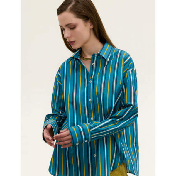 Oversized Striped Shirt