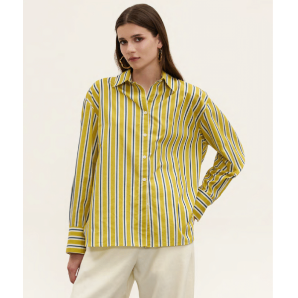 Oversized Striped Shirt
