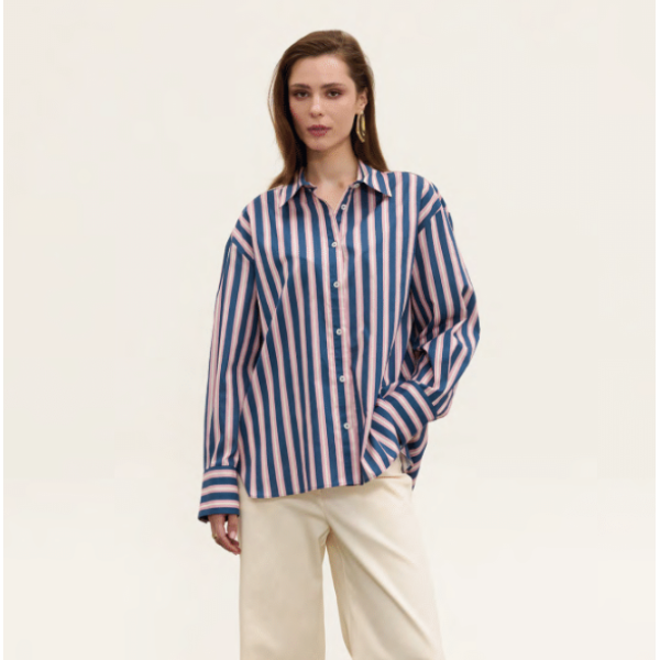Oversized Striped Shirt