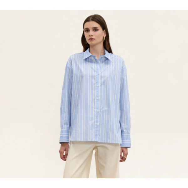 Oversized Striped Shirt