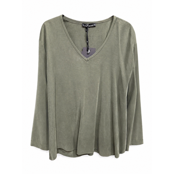 Loose V-Neck Blouse – Soft Rayon Blend XL