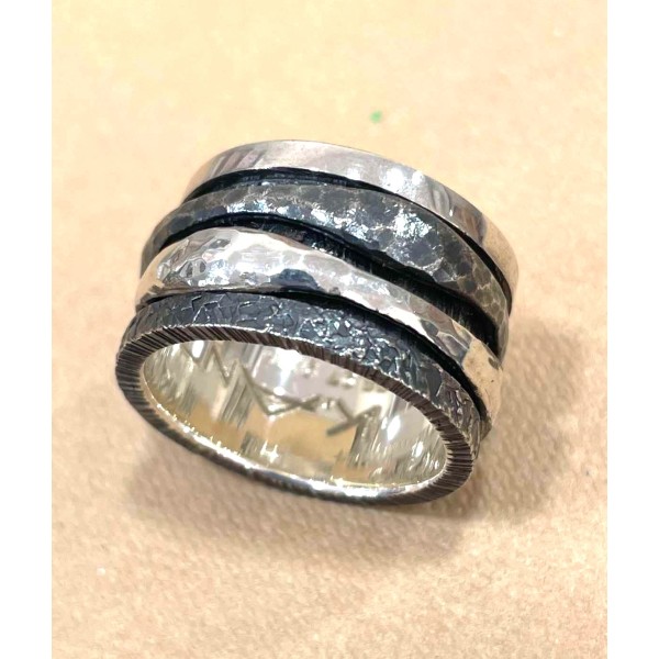 K.And. spinner δαχτυλίδι από ασήμι 925