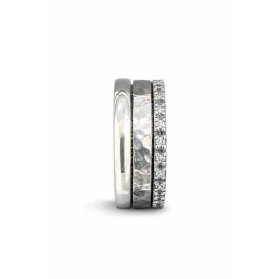 K.And. spinner ring in 925 silver. No 54