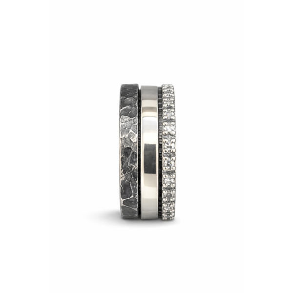 K.And. spinner ring in 925 silver. No 62