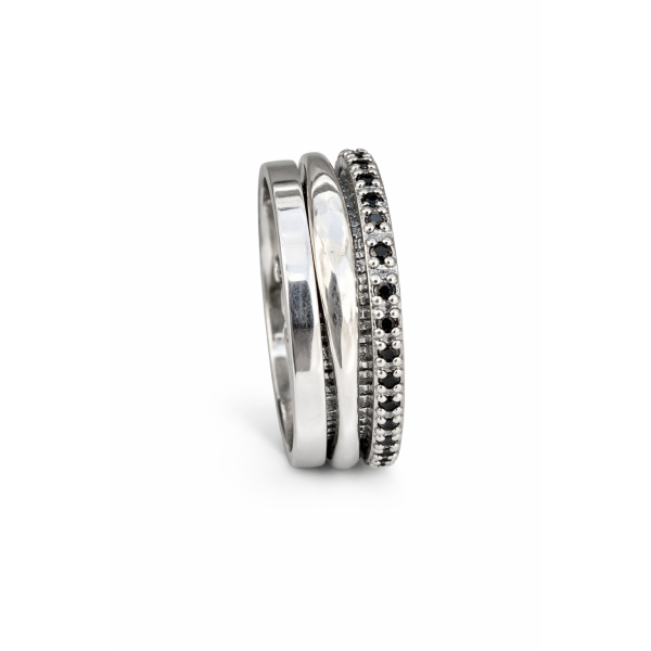 K.And. spinner ring in 925 silver. No 58 & 60