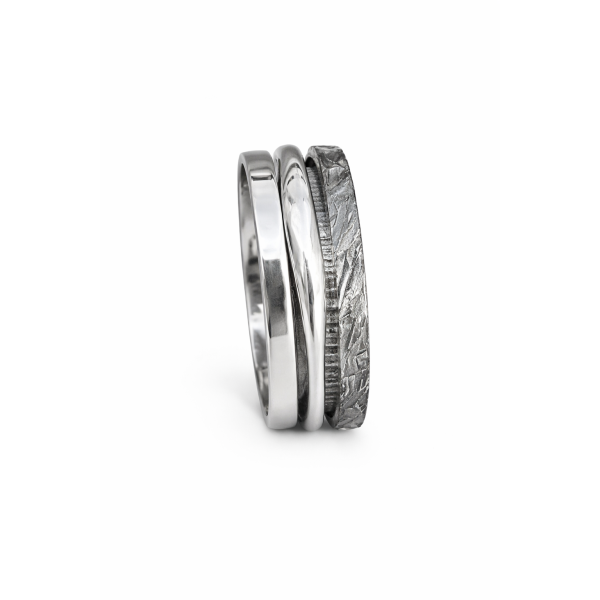K.And. spinner ring in 925 silver. No 60 & 63