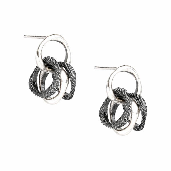 K.AND. Σκουλαρίκια ασήμι 925