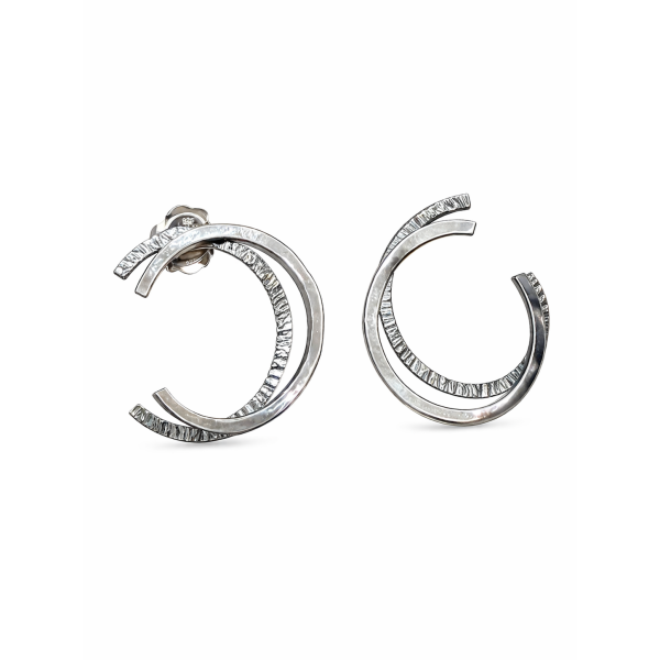 K.AND. Σκουλαρίκια ασήμι 925