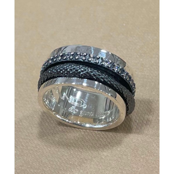 K.And. spinner δαχτυλίδι 925
