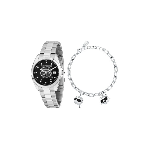 KARL LAGERFELD ROUND ESSENTIALS R0553101516 Γυναικείο Ρολόι Quartz Ακριβείας