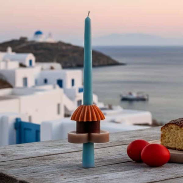 Santorini Candle – O Topos