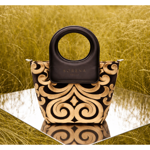CASSANDRA MINI STATEMENT TOP HANDLE BAG CASSANDRA MINI STATEMENT TOP HANDLE BAG