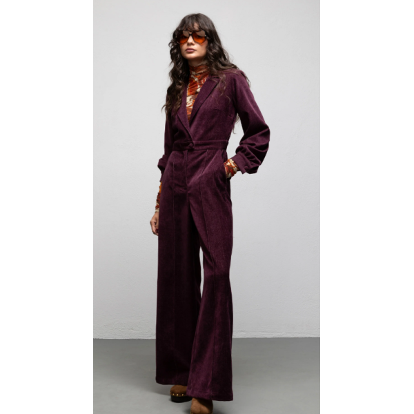 DEBBIE JUMPSUIT - PLUM DEBBIE JUMPSUIT - PLUM