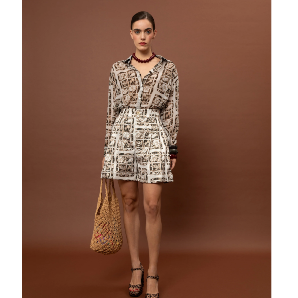 PLEATED SHORTS - SEMEDAKI